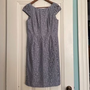 Gray Lace dress, J Crew